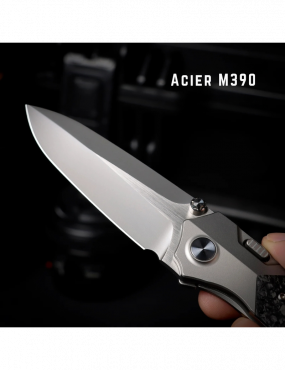 REMETTE RT-Meteor Knife Titanium Handle M390 Blade RTPT-E