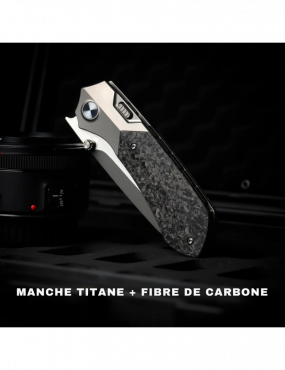 REMETTE RT-Meteor Knife Titanium Handle M390 Blade RTPT-E