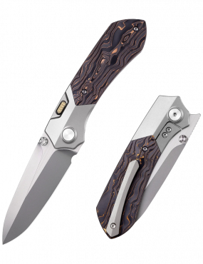 REMETTE - Couteau RT-Meteor Manche Titane Lame M390 RTPT-D