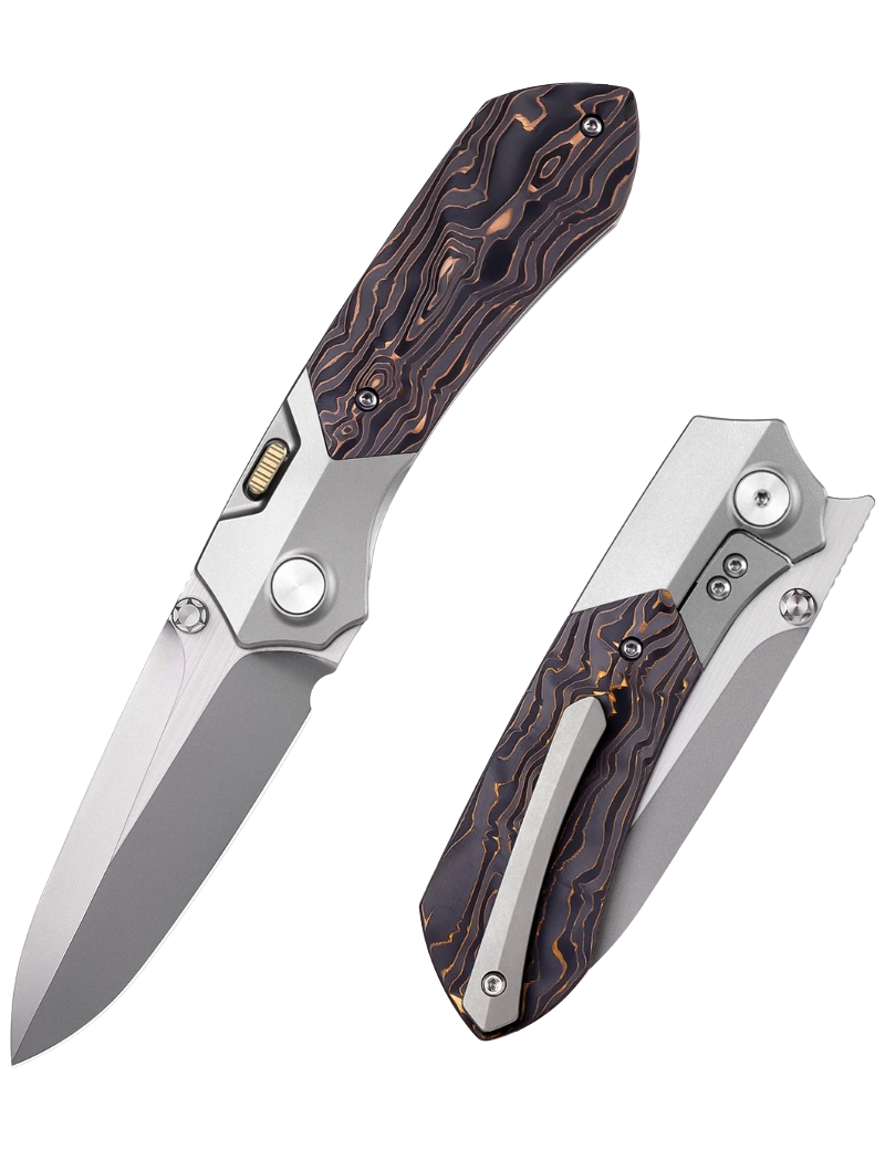 REMETTE - Couteau RT-Meteor Manche Titane Lame M390 RTPT-D