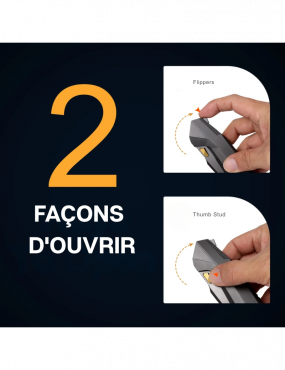 REMETTE - Couteau RT-WK1 Manche Titane Lame M390 WK1-F