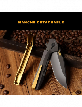 REMETTE - RT-WK1 Disassembly Knife Titanium Handle M390 Blade WK1-G
