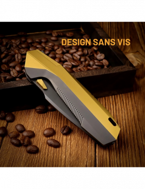REMETTE - RT-WK1 Disassembly Knife Titanium Handle M390 Blade WK1-G