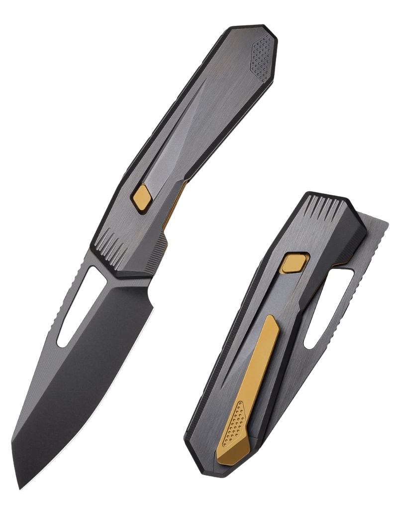 REMETTE - RT-Agile Peregrine Falcon Knife Titanium Handle M390 DLC Blade RTCZ-B