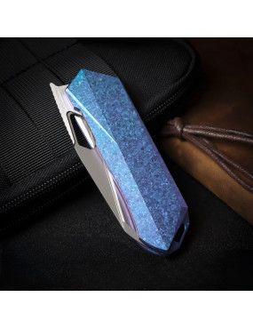 REMETTE - RT-Woodpecker Folding Pocket Knife M390 Blade Crystallized Titanium Handle RTWP-IB