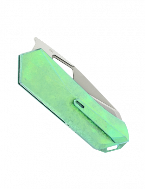 REMETTE - RT-Woodpecker Folding Pocket Knife M390 Blade Crystallized Titanium Handle RTWP-IG
