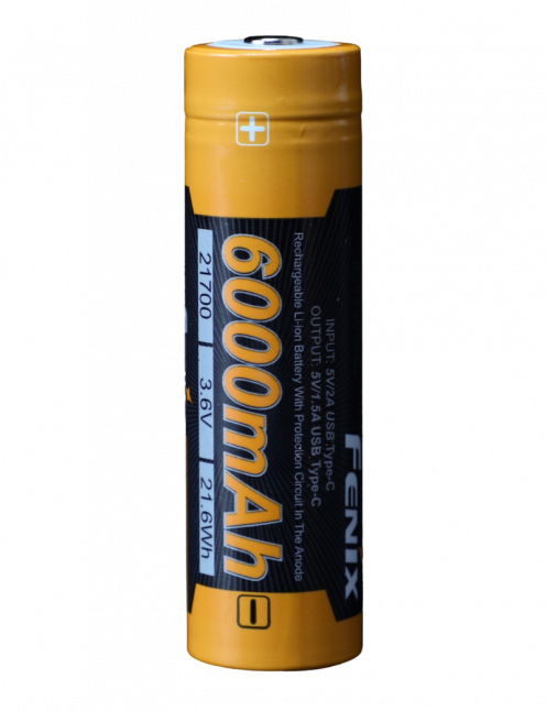 Fenix Batterie ARBL21-6000B – 6000 mAh compatible lampes Fenix