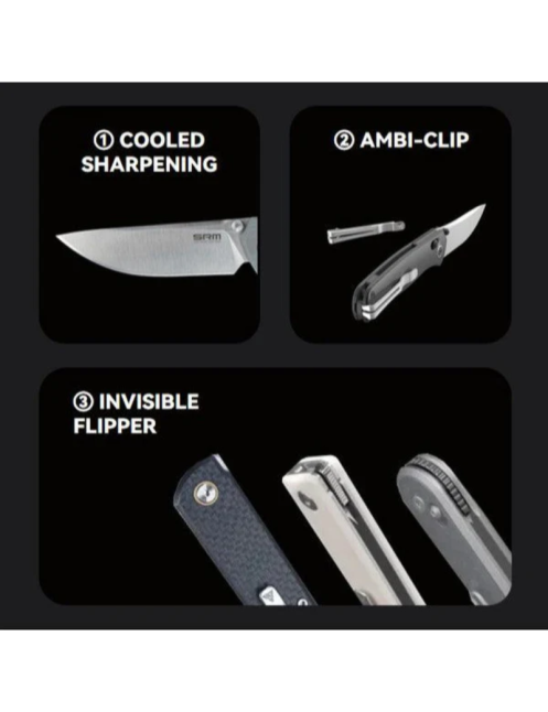 SRM - 408L-KB - Folding knife